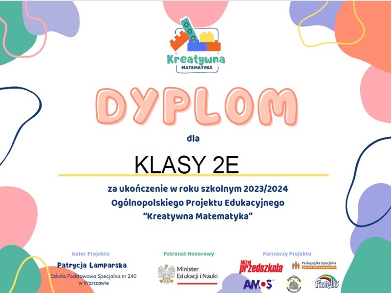 Ikona do artykułu: Ogólnopolski Projekt Edukacyjny Kreatywna Matematyka