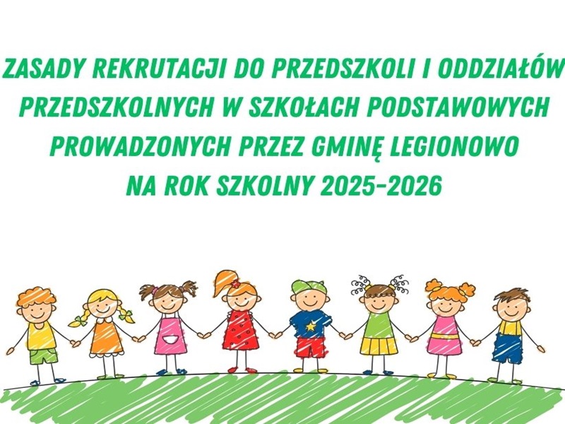 Więcej o: Rekrutacja na rok szkolny 2025/2026 do oddziałów przedszkolnych