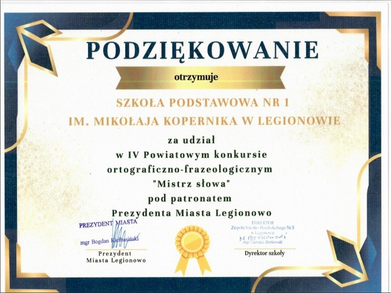 Ikona do artykułu: IV Powiatowy konkurs ortograficzno-frazeologiczny "Mistrz słowa"