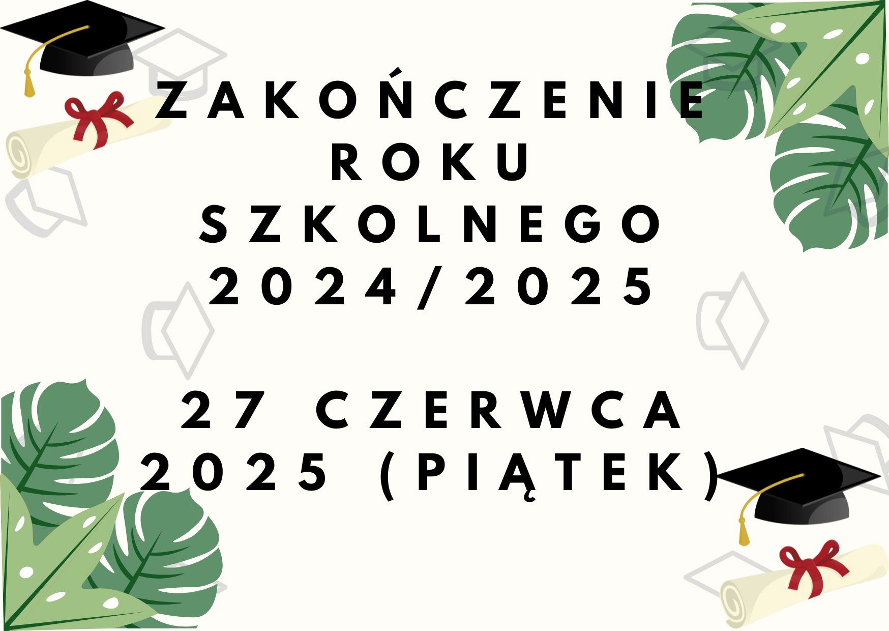 Ikona do artykułu: Zakończenie Roku Szkolnego 2024/2025