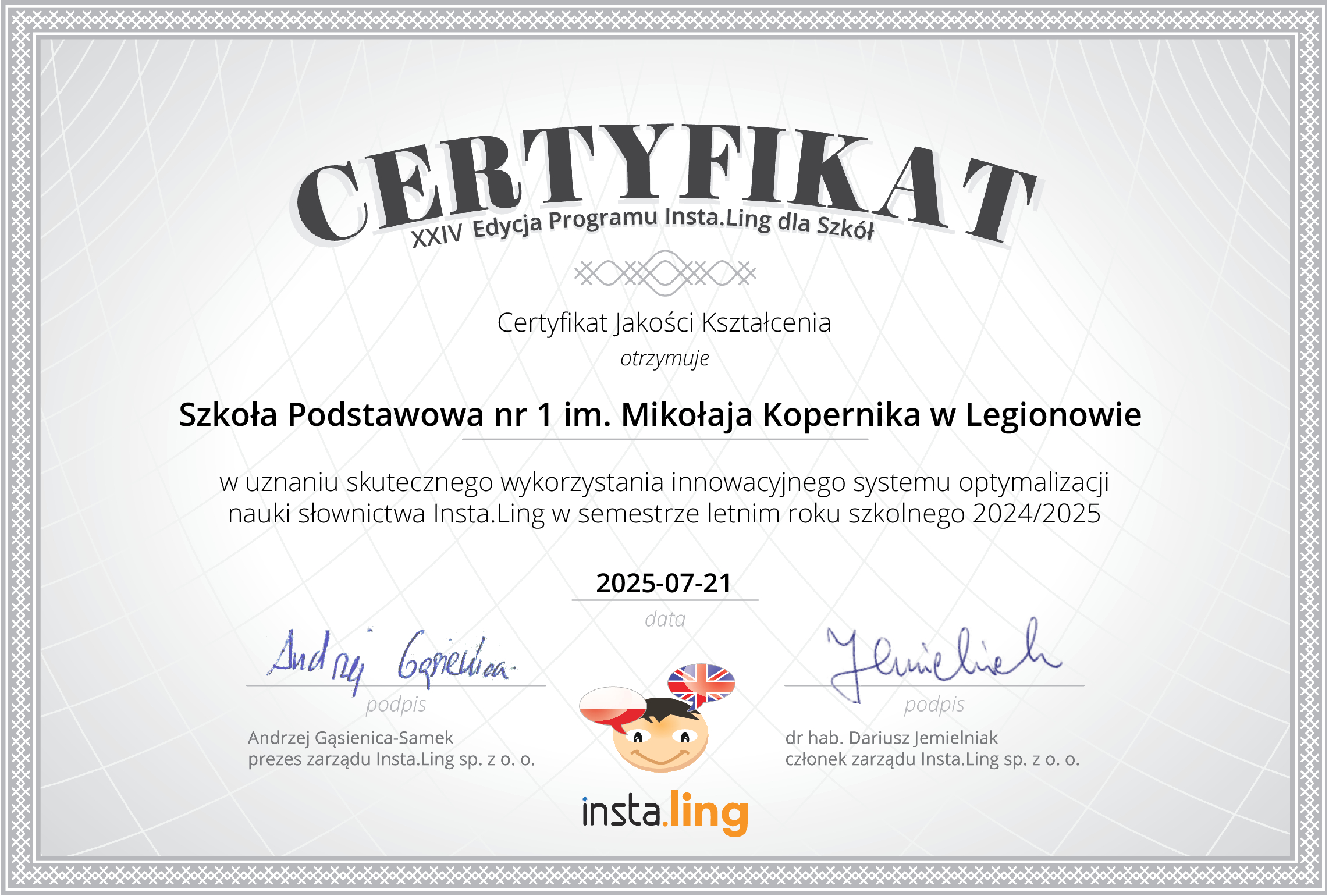 Więcej o: Insta.ling w naszej szkole