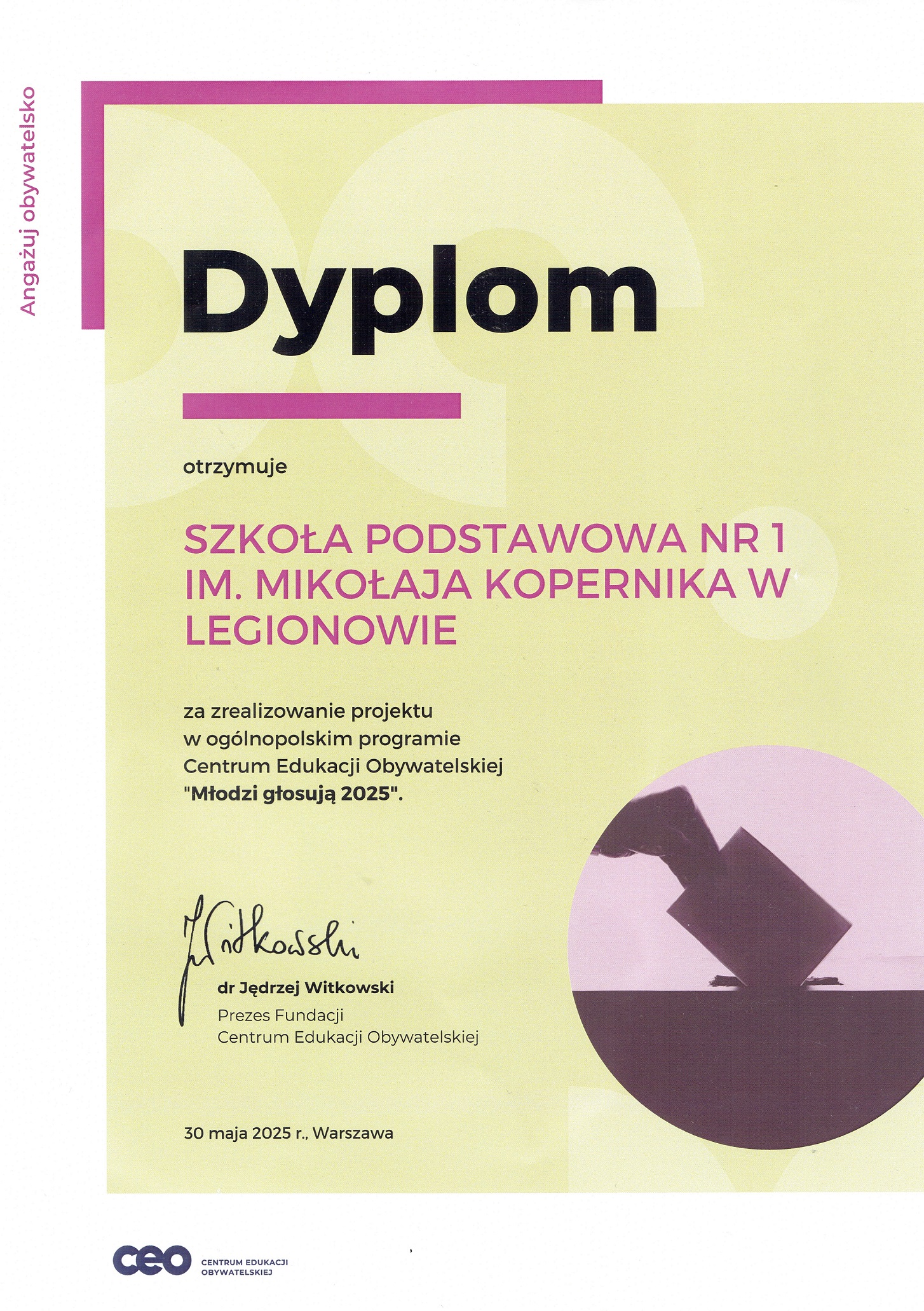 Więcej o: Młodzi głosują!