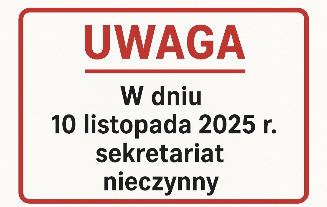 Więcej o: Sekretariat nieczynny