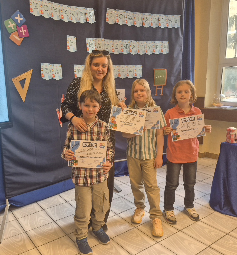 Więcej o: IV edycja Powiatowego Konkursu "Z matematyką za pan brat - quiz matematyczny dla klas trzecich" pod patronatem Prezydenta Miasta Legionowo