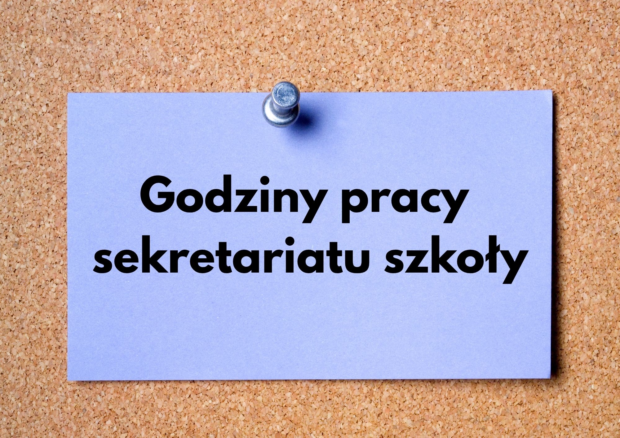 Więcej o: Godziny pracy sekretariatu