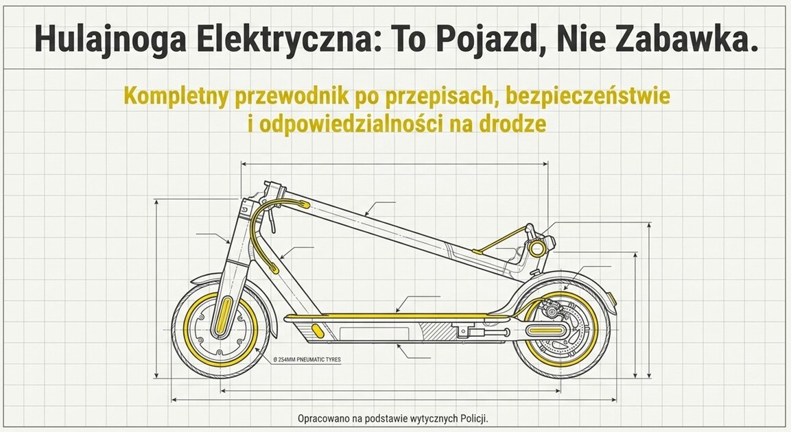 Więcej o: Hulajnoga elektryczna - to nie zabawka!